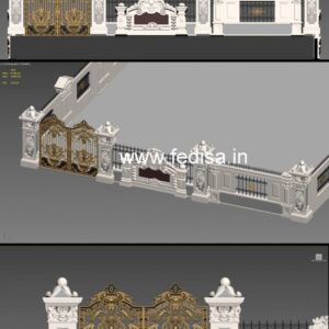 Exterior House Luxury Villa Luxury  House House Front Design Home Front Design-0015