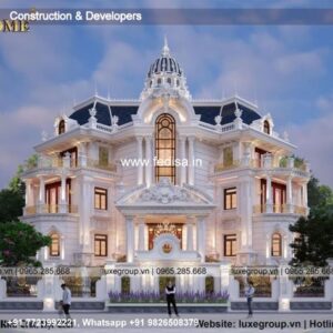 Exterior House Luxury Villa Luxury  House House Front Design Home Front Design-0058