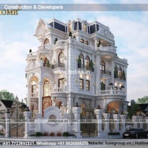 Exterior House Luxury Villa Luxury  House House Front Design Home Front Design-0124
