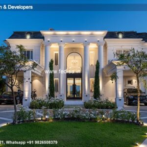 Exterior House Luxury Villa Luxury  House House Front Design Home Front Design-0160
