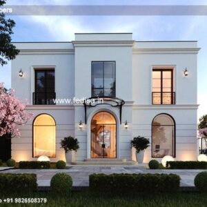 Exterior House Luxury Villa Luxury  House House Front Design Home Front Design-0213