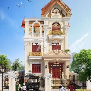 Exterior House Luxury Villa Luxury  House House Front Design Home Front Design-0260