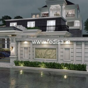 Exterior House Luxury Villa Luxury  House House Front Design Home Front Design-0270