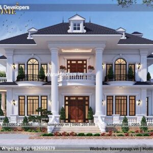 Exterior House Luxury Villa Luxury  House House Front Design Home Front Design-0290