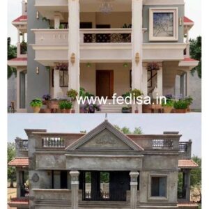 Exterior House Luxury Villa Luxury  House House Front Design Home Front Design-0292
