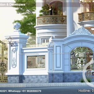 Exterior House Luxury Villa Luxury  House House Front Design Home Front Design-0312