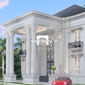 Exterior House Luxury Villa Luxury  House House Front Design Home Front Design-0365