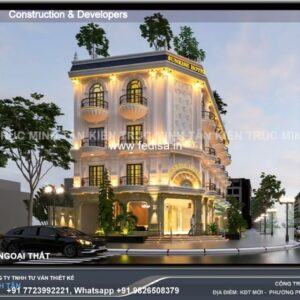 Exterior House Luxury Villa Luxury  House House Front Design Home Front Design-0368