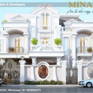 Exterior House Luxury Villa Luxury  House House Front Design Home Front Design-0383