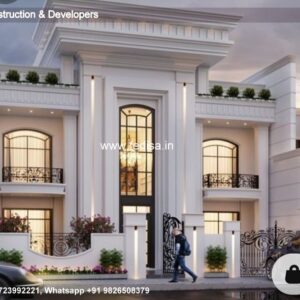 Exterior House Luxury Villa Luxury  House House Front Design Home Front Design-0397