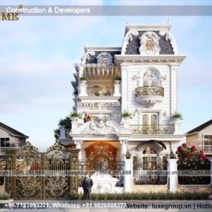 Exterior House Luxury Villa Luxury  House House Front Design Home Front Design-0401