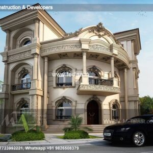 Exterior House Luxury Villa Luxury  House House Front Design Home Front Design-0415