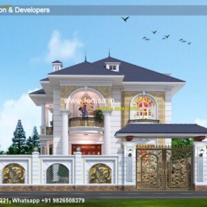 Exterior House Luxury Villa Luxury  House House Front Design Home Front Design-0424