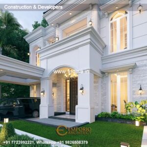 Exterior House Luxury Villa Luxury  House House Front Design Home Front Design-0479