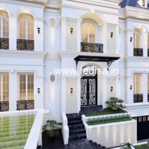 Exterior House Luxury Villa Luxury  House House Front Design Home Front Design-0499