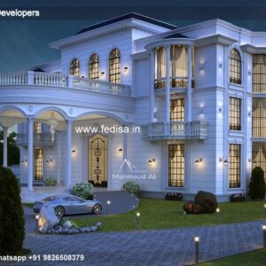 Exterior House Luxury Villa Luxury  House House Front Design Home Front Design-0502