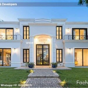 Exterior House Luxury Villa Luxury  House House Front Design Home Front Design-0512
