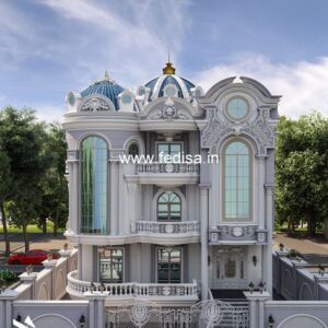 Exterior House Luxury Villa Luxury  House House Front Design Home Front Design-0526