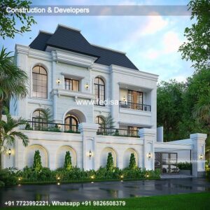 Exterior House Luxury Villa Luxury  House House Front Design Home Front Design-0619