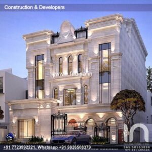 Exterior House Luxury Villa Luxury  House House Front Design Home Front Design-0704