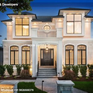 Exterior House Luxury Villa Luxury  House House Front Design Home Front Design-0707
