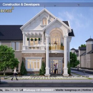Exterior House Luxury Villa Luxury  House House Front Design Home Front Design-0736