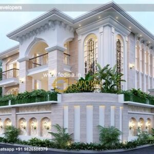 Exterior House Luxury Villa Luxury  House House Front Design Home Front Design-0754
