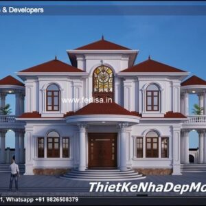 Exterior House Luxury Villa Luxury  House House Front Design Home Front Design-0762