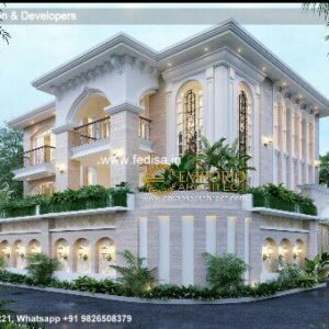 Exterior House Luxury Villa Luxury  House House Front Design Home Front Design-0807