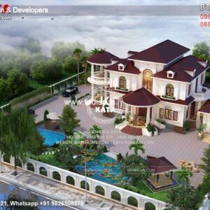 Exterior House Luxury Villa Luxury  House House Front Design Home Front Design-0833