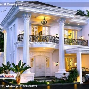 Exterior House Luxury Villa Luxury  House House Front Design Home Front Design-0920