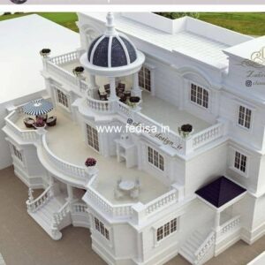 Exterior House Luxury Villa Luxury  House House Front Design Home Front Design-0931