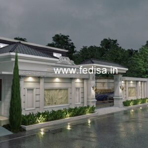 Exterior House Luxury Villa Luxury  House House Front Design Home Front Design-0977