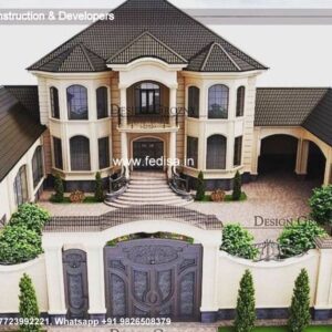 Exterior House Luxury Villa Luxury  House House Front Design Home Front Design-0978