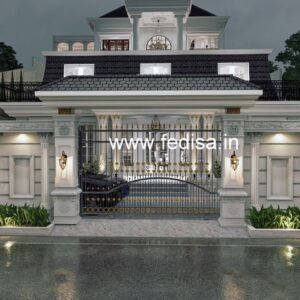 Exterior House Luxury Villa Luxury  House House Front Design Home Front Design-1009