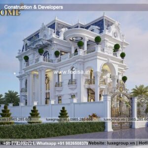 Exterior House Luxury Villa Luxury  House House Front Design Home Front Design-1100
