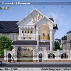Exterior House Luxury Villa Luxury  House House Front Design Home Front Design-1114