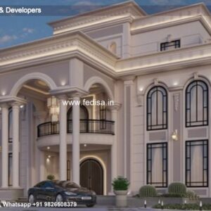 Exterior House Luxury Villa Luxury  House House Front Design Home Front Design-1154
