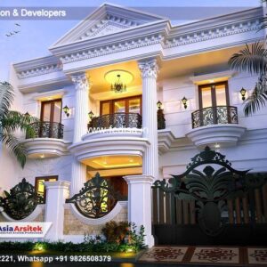 Exterior House Luxury Villa Luxury  House House Front Design Home Front Design-1329