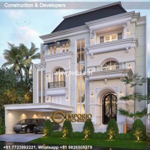 Exterior House Luxury Villa Luxury  House House Front Design Home Front Design-1375