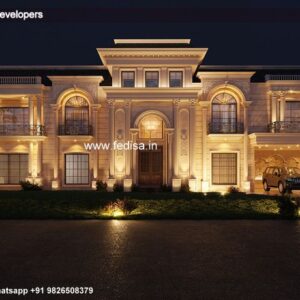 Exterior House Luxury Villa Luxury  House House Front Design Home Front Design-1390