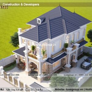 Exterior House Luxury Villa Luxury  House House Front Design Home Front Design-1406