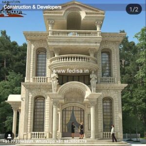 Exterior House Luxury Villa Luxury  House House Front Design Home Front Design-1516