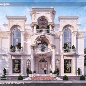 Exterior House Luxury Villa Luxury  House House Front Design Home Front Design-1520