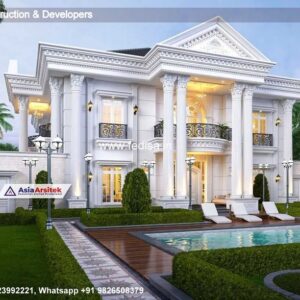 Exterior House Luxury Villa Luxury  House House Front Design Home Front Design-1846