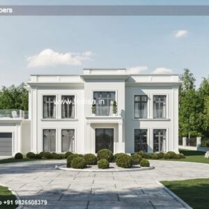 Exterior House Luxury Villa Luxury  House House Front Design Home Front Design-2055