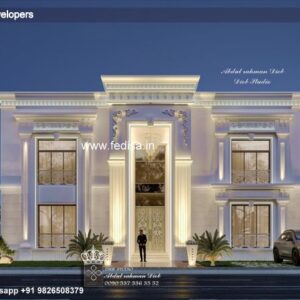 Exterior House Luxury Villa Luxury  House House Front Design Home Front Design-2134