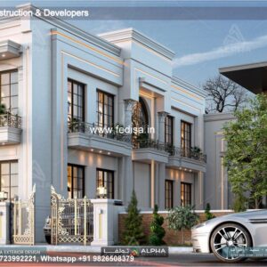 Exterior House Luxury Villa Luxury  House House Front Design Home Front Design-2177