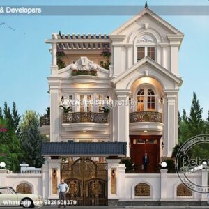 Exterior House Luxury Villa Luxury  House House Front Design Home Front Design-2336