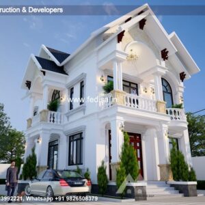 Exterior House Luxury Villa Luxury  House House Front Design Home Front Design-2346